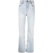 Etro Blå Straight Jeans Casual Stil Blue, Dam