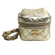 Chanel Vintage Pre-owned Paels chanel-vskor Yellow, Dam