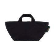 Hervé Chapelier Tvåtonig Nylon Toteväska Black, Dam