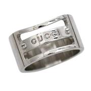 Gucci Vintage Pre-owned Silver ringar Gray, Herr