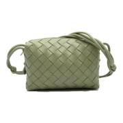 Bottega Veneta Vintage Pre-owned Laeder crossbodyvskor Green, Dam