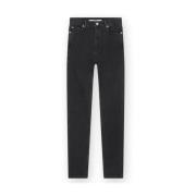 Homage High Waist Slim Fit Jeans Carrie Black, Dam