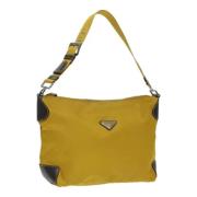 Prada Vintage Pre-owned Nylon prada-vskor Yellow, Dam