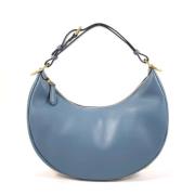 Fendi Vintage Pre-owned Laeder handvskor Blue, Dam