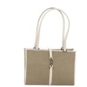 Gucci Vintage Pre-owned Canvas gucci-vskor Beige, Dam