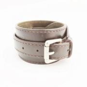 Louis Vuitton Vintage Pre-owned Laeder armband Brown, Dam