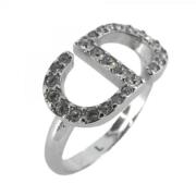 Dior Vintage Pre-owned Metall ringar Gray, Dam