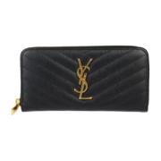 Yves Saint Laurent Vintage Pre-owned Laeder plnbcker Black, Dam