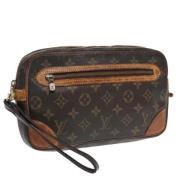 Louis Vuitton Vintage Pre-owned Canvas kuvertvskor Brown, Dam