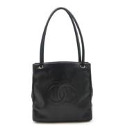 Chanel Vintage Pre-owned Laeder axelremsvskor Black, Dam