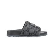 Gucci Stiliga Slides för Vardagskomfort Gray, Herr