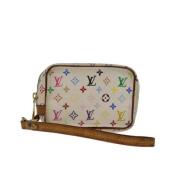 Louis Vuitton Vintage Pre-owned Canvas handvskor White, Dam