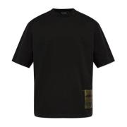 Dsquared2 T-shirt med logopatch Black, Herr