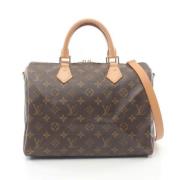 Louis Vuitton Vintage Pre-owned Tyg louis-vuitton-vskor Brown, Dam