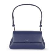 Kate Spade Fin Läder Axelväska Blue, Dam