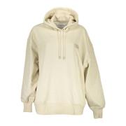 Calvin Klein Beige hoodie med långa ärmar Beige, Dam