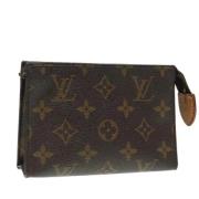 Louis Vuitton Vintage Pre-owned Canvas necessrer Brown, Dam