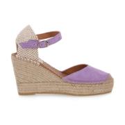 Viguera Lila Läder Sandaler Purple, Dam