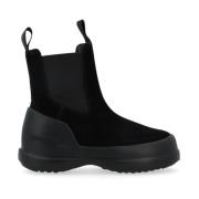 Moon Boot Chelsea Mocka Svarta Stövlar Black, Dam