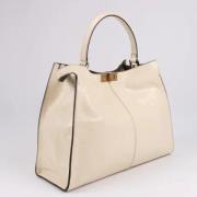 Fendi Vintage Pre-owned Laeder handvskor White, Dam