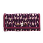 Miu Miu Pre-owned Pre-owned Canvas plnbcker Multicolor, Dam