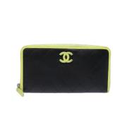 Chanel Vintage Pre-owned Laeder plnbcker Black, Dam