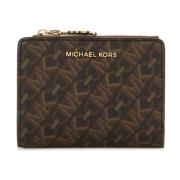 Michael Kors Canvas Empire Plånbok Brown, Dam