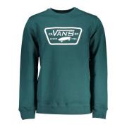 Vans Grön sweatshirt med långa ärmar och tryck Green, Herr