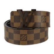 Louis Vuitton Vintage Pre-owned Laeder skrp Brown, Dam