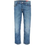 Diesel Slim-fit Bomull Blå Tvättade Jeans Blue, Herr