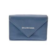 Balenciaga Vintage Pre-owned Tyg plnbcker Blue, Dam