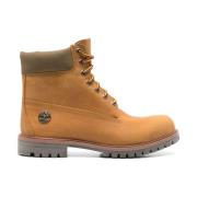 Timberland Beige Läder Vattentäta Stövlar Beige, Herr