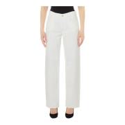 Liu Jo Vita Straight Leg Dambyxor White, Dam