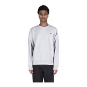 Diesel Bomull Ribbstickade Sweatshirts Gray, Herr