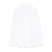 Calvin Klein Vit Poplin Knappskjorta White, Dam