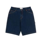 Dime Mtl Denim Shorts i Indigo Färg Blue, Herr