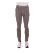 Dondup Slim Fit Dove Grey Byxor Gray, Herr