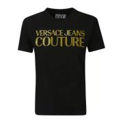 Versace Jeans Couture T-shirts och Polos Black, Dam