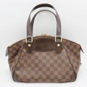 Louis Vuitton Vintage Pre-owned Canvas handvskor Brown, Dam