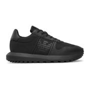 Emporio Armani Stiliga Sneakers för vardagsbruk Black, Herr