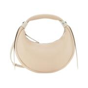 Hogan Ivory läder hobo handväska White, Dam