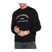 Karl Lagerfeld Sweatshirt crewneck 705122-544910 Black, Herr