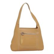 Salvatore Ferragamo Pre-owned Pre-owned Laeder axelremsvskor Beige, Da...