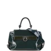 Salvatore Ferragamo Pre-owned Pre-owned Laeder handvskor Green, Dam