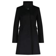 Max Mara Studio Single-Breasted Coats Black, Dam