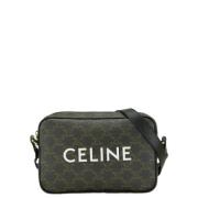 Celine Vintage Pre-owned Laeder axelremsvskor Black, Dam