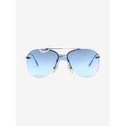 Dior Vintage Pre-owned Tyg solglasgon Blue, Dam