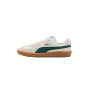 Puma Vita Army Trainer Sneakers med Mörka Detaljer White, Herr