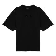 Balenciaga Kortärmad rund hals T-shirt Black, Dam