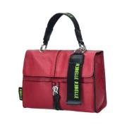 Rebelle Chloe Satchel Väska med Avtagbar Rem Red, Dam